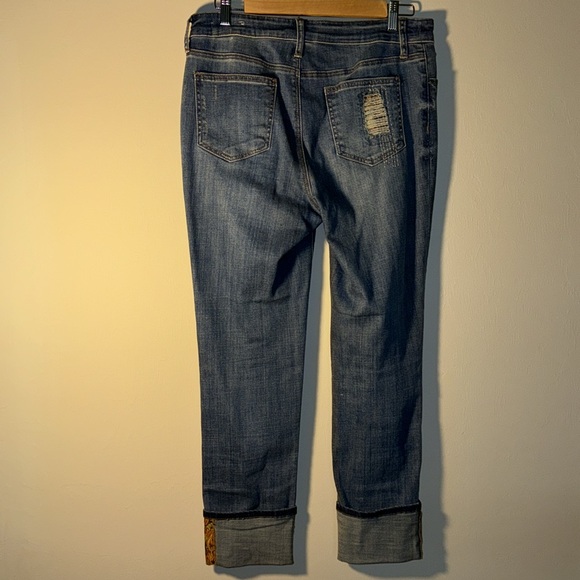 Chico’s So Slimming Girlfriend Slim Leg Ankle US Size 8 Jeans - Picture 4 of 13